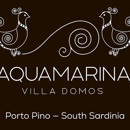 Villa Aquamarina Pavoncella Blu Porto Pino Exterior foto