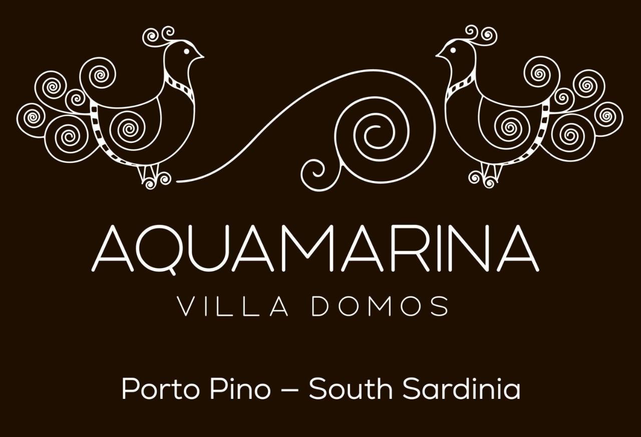 Villa Aquamarina Pavoncella Blu Porto Pino Exterior foto